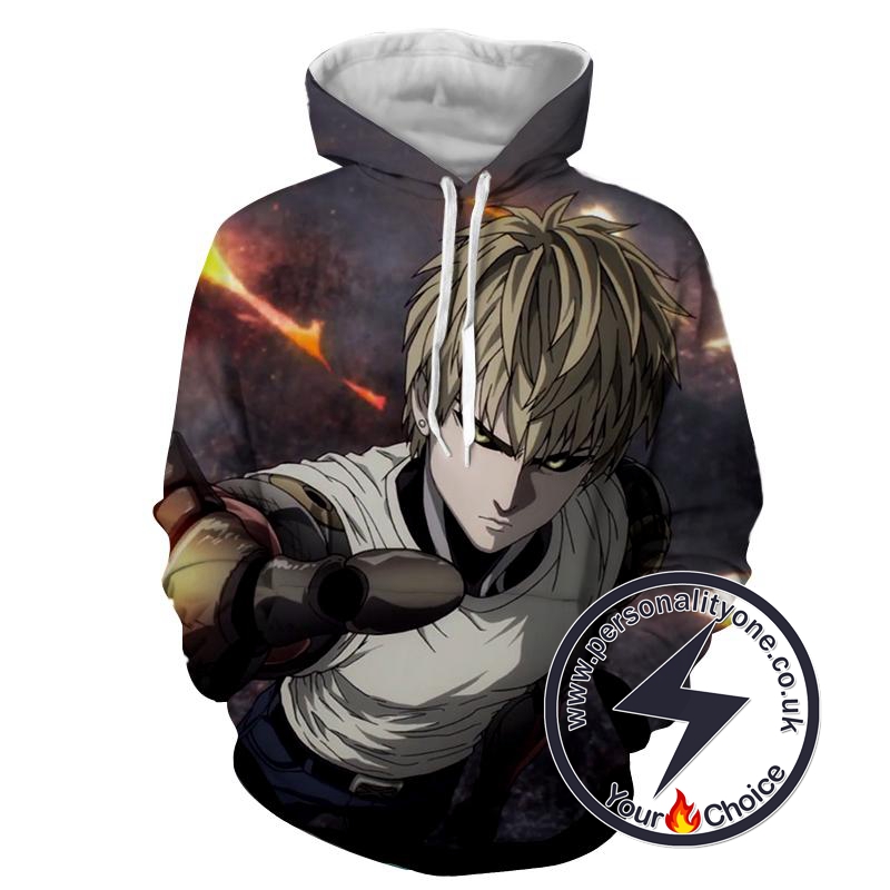 One Punch Man - Genos 3D - Hoodies